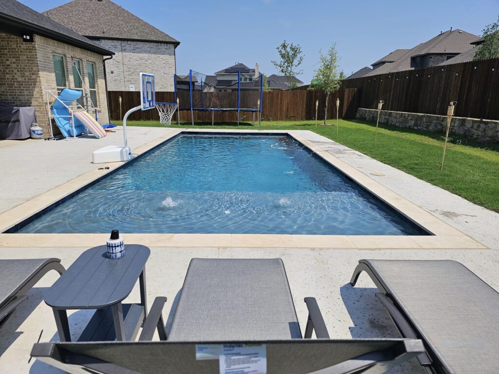 A yard and pool ready for you